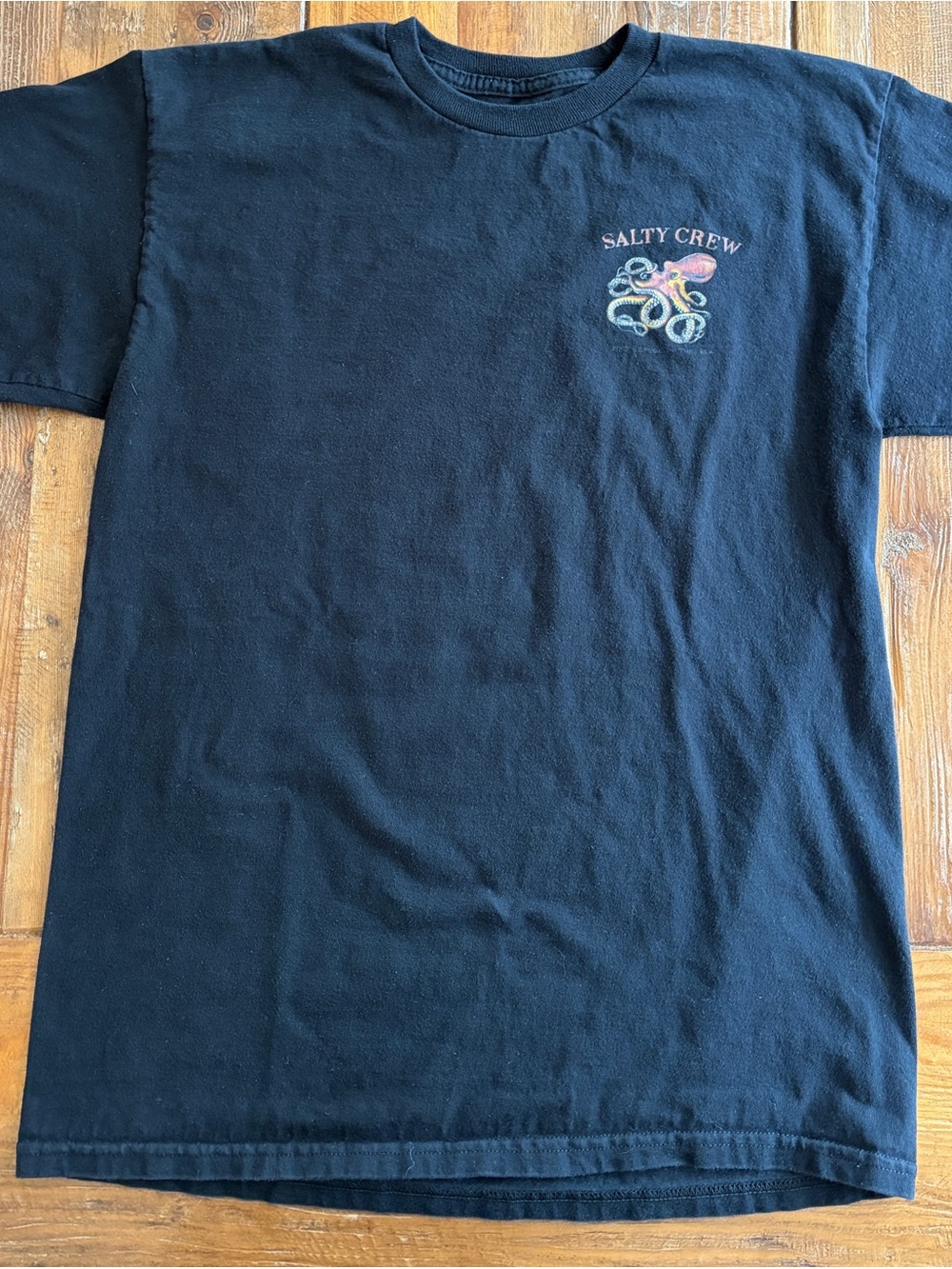 Salty Crew Black Graphic Interior Tag Tee